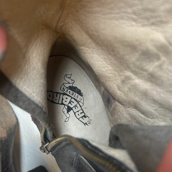 Rare Vintage Freebird by Steven Stoke Boots Dark Brown Size 6 - Picture 14 of 16